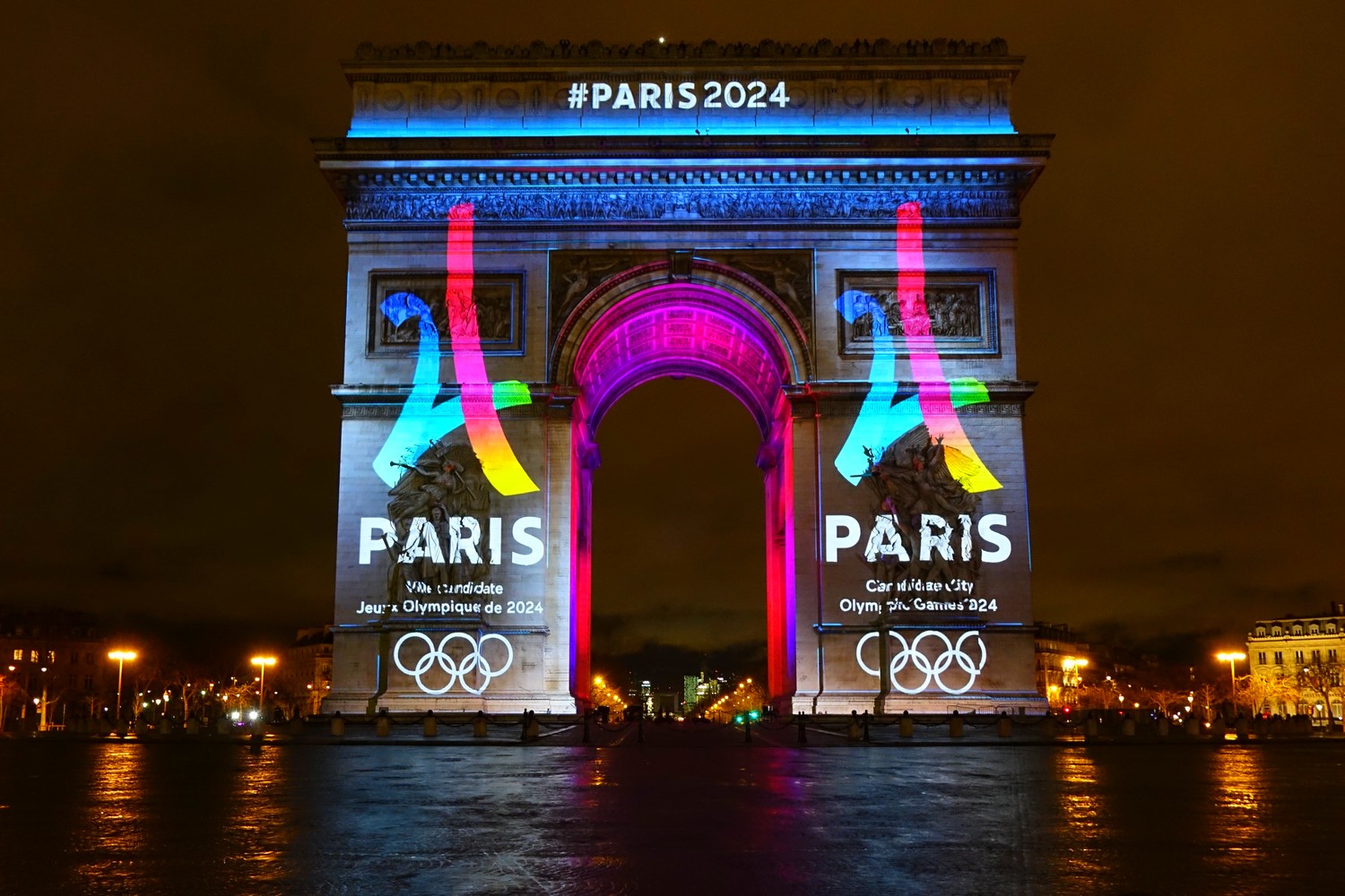 Paris 2024 Logo 1 Arc De Triomphe 