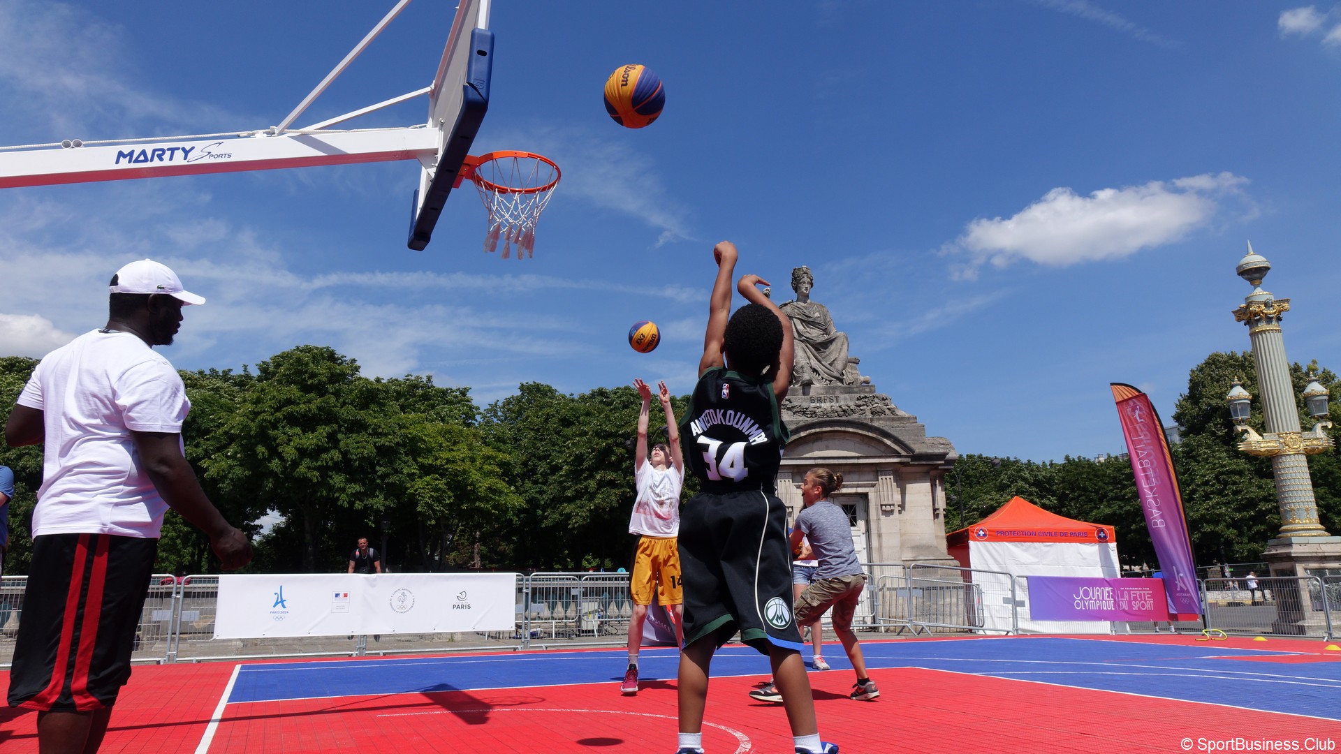 Paris-2024-Journées-Olympiques-2019-3-Basket-Concorde | SportBusiness.Club