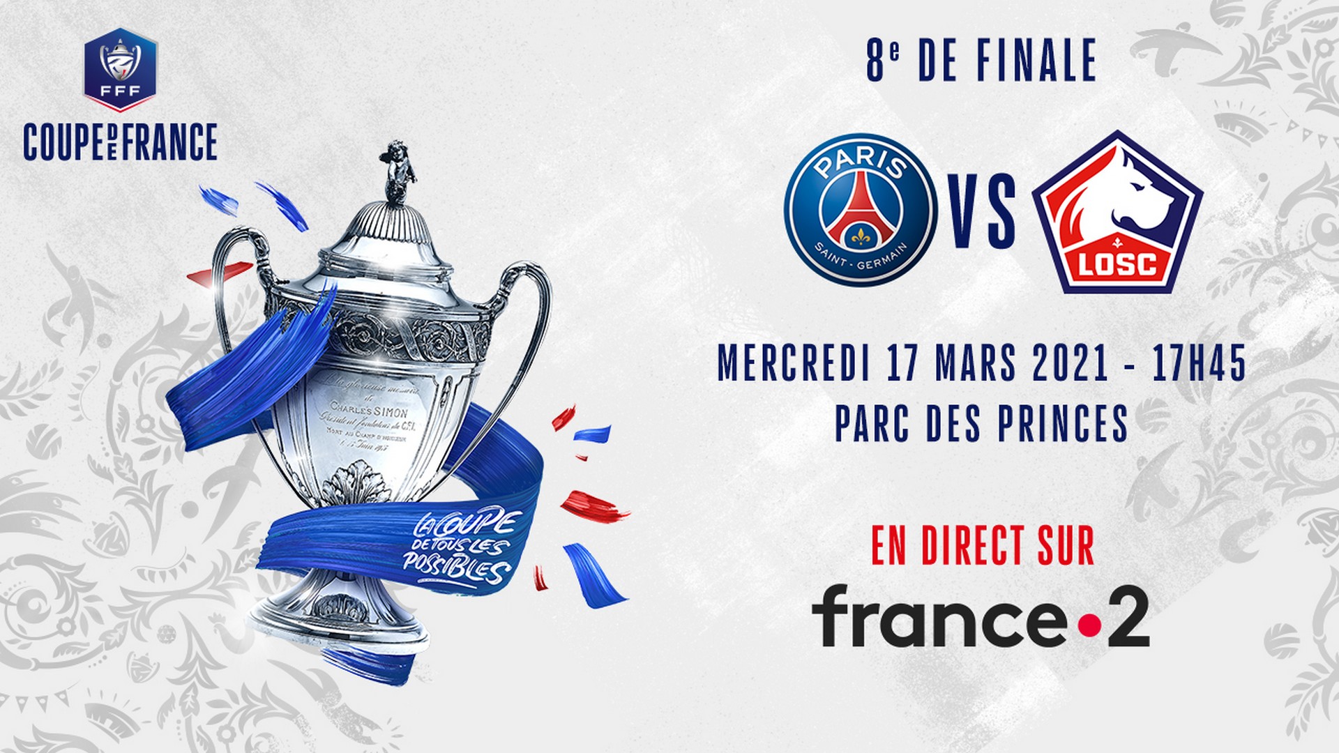 Football TV – France 2 – PSG Lille
