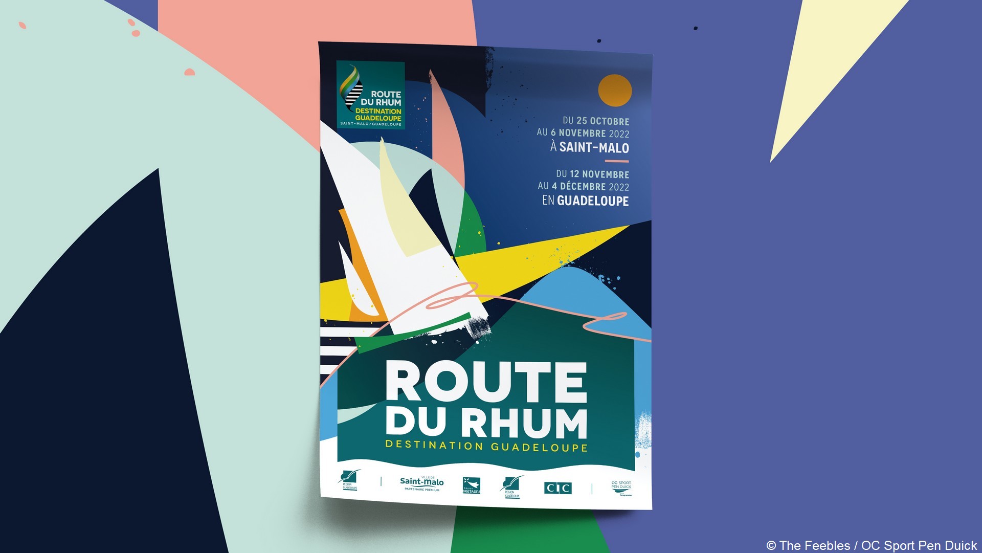 Affiche Route du Rhum 2022 / The Feebles
