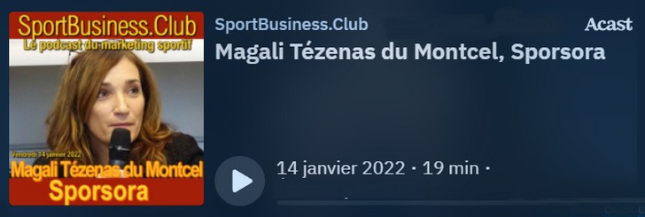 Podcast Magali Tézenas Sporsora