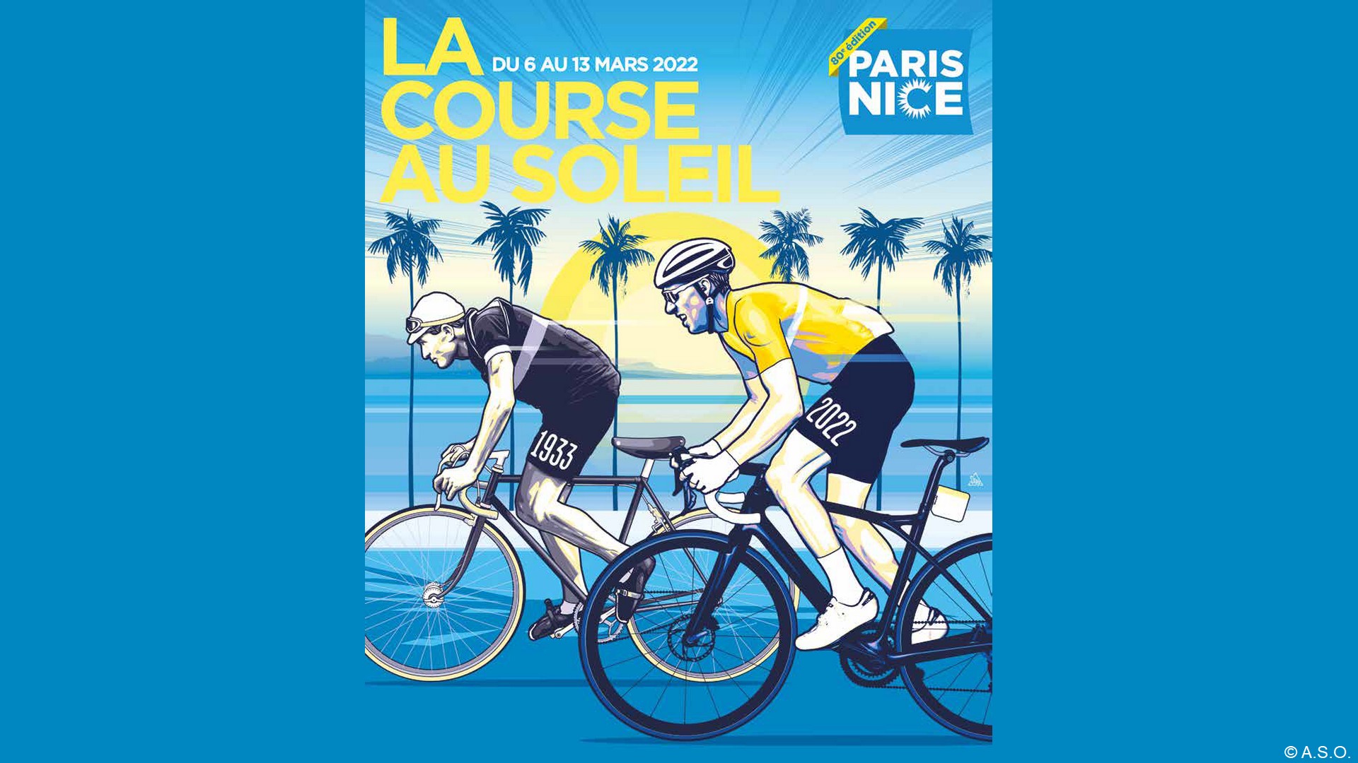 Cyclisme Paris Nice 2022 Affiche