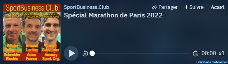 Podcast Marathon de Paris