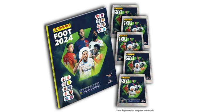 Album cartes à collectionner Panini Foot 2024 Ligue 1 avec 2