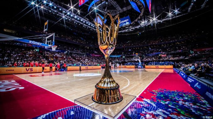 Basket-ball x trophée Coupe du Monde féminine