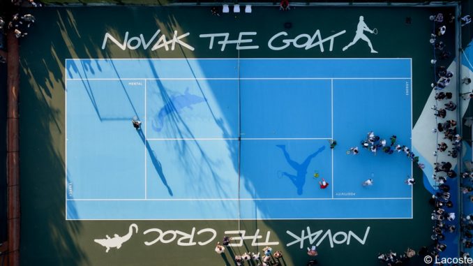 Court de tennis novak djokovic